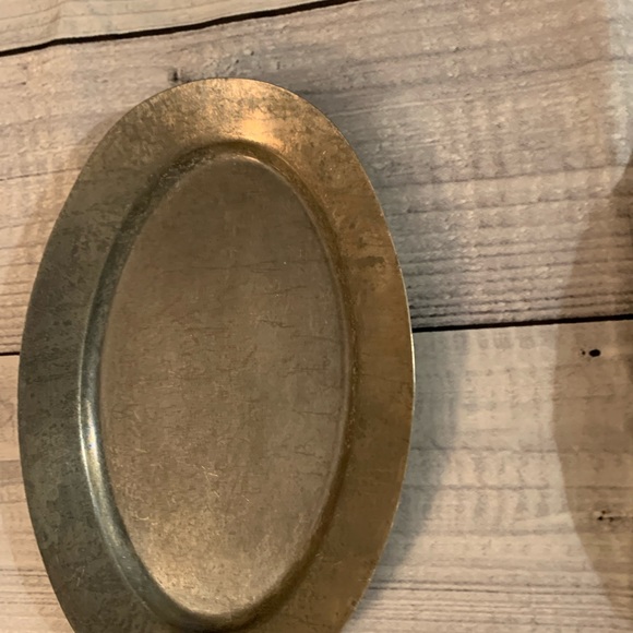 Steak plate with wooden platform ~ set of 4 - Picture 12 of 15